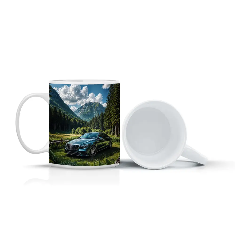 Mercedes S Class Mountain Forest Luxury Sedan – Mugs