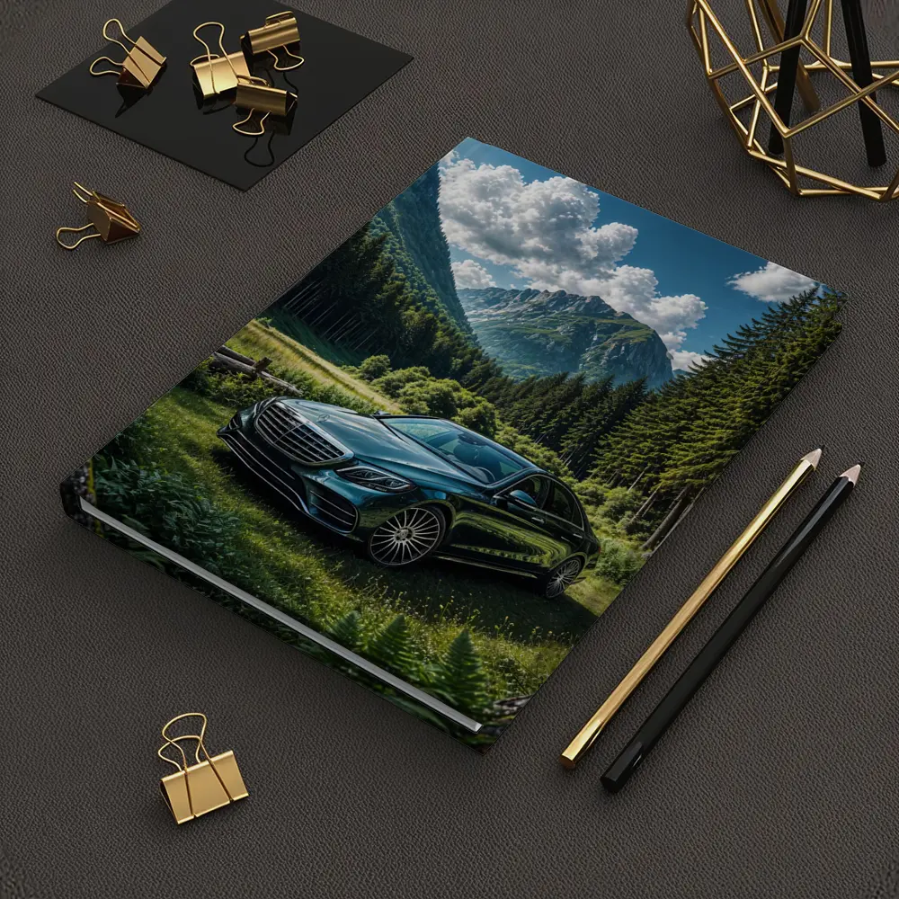 Mercedes S Class Mountain Forest Luxury Sedan – Notebooks