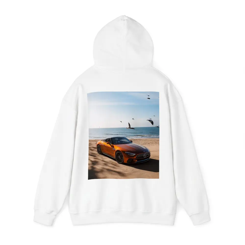 Mercedes AMG SL63 Orange Beach Shore – Hoodies