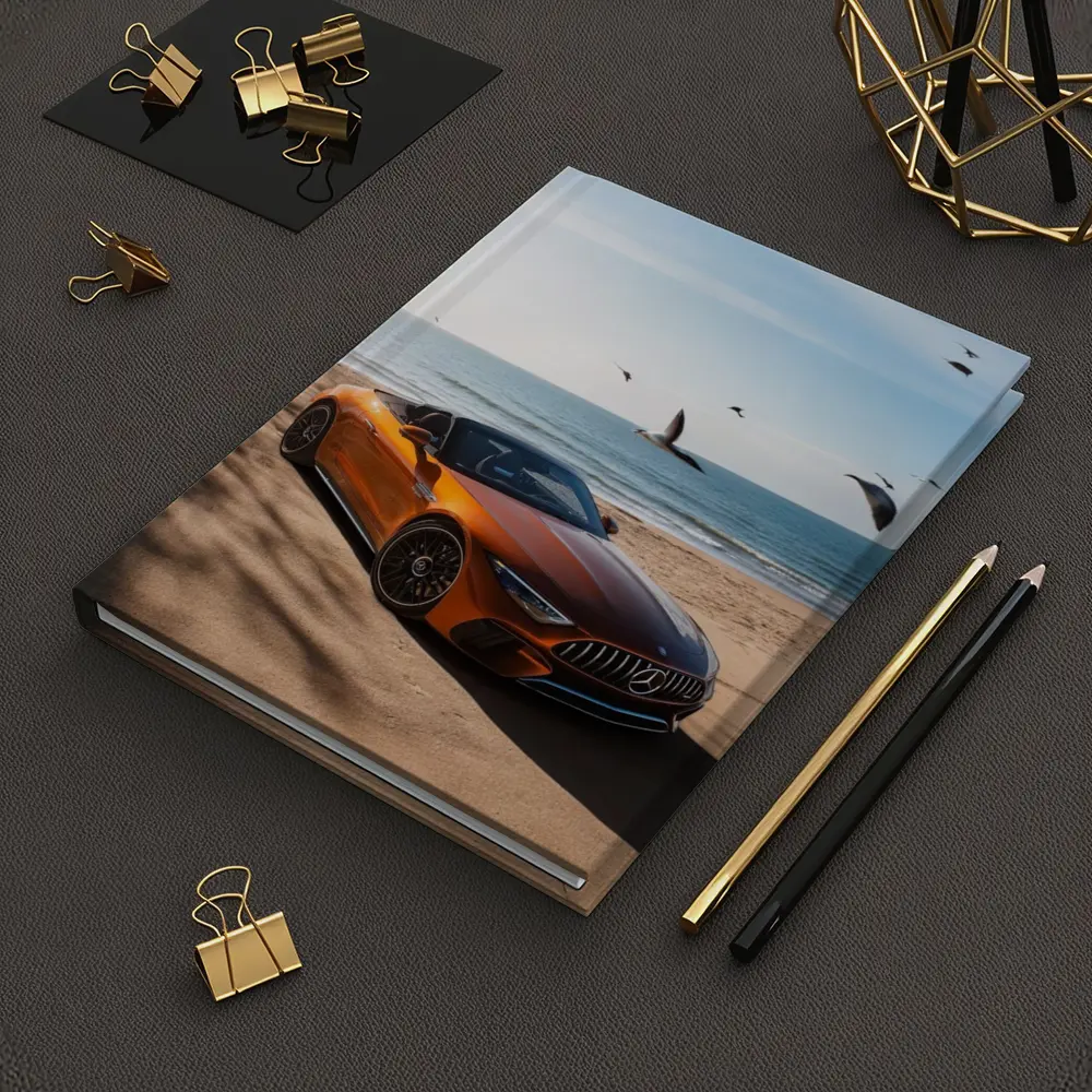 Mercedes AMG SL63 Orange Beach Shore – Notebooks