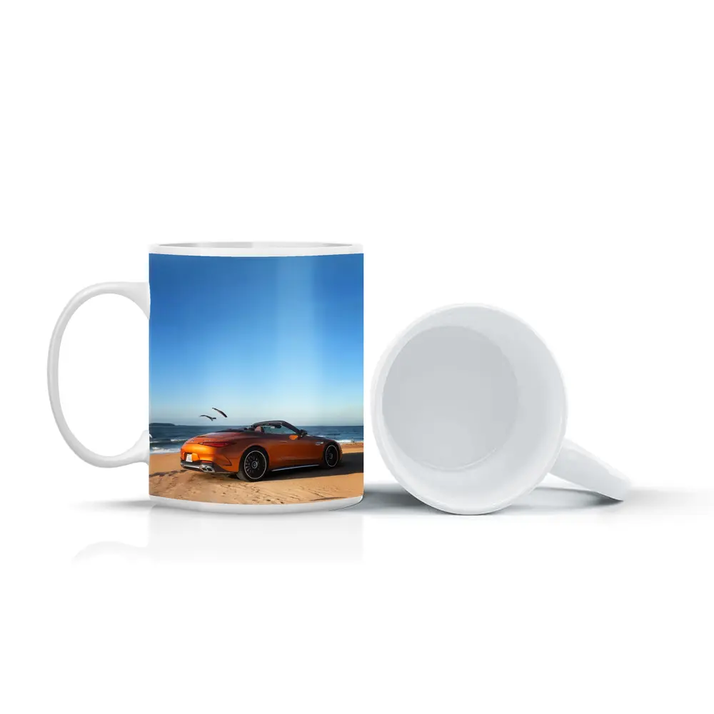 Mercedes SL63 AMG Orange Beach Convertible – Mugs