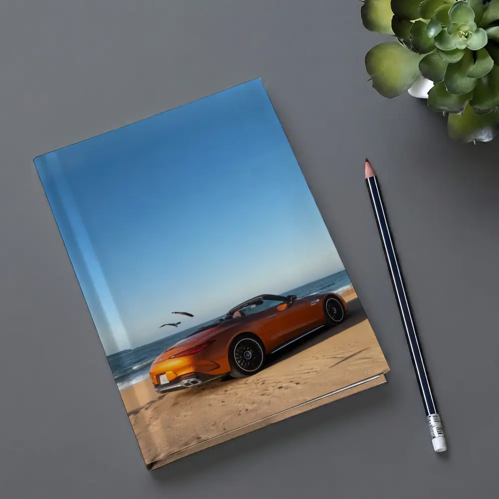 Mercedes SL63 AMG Orange Beach Convertible – Notebooks