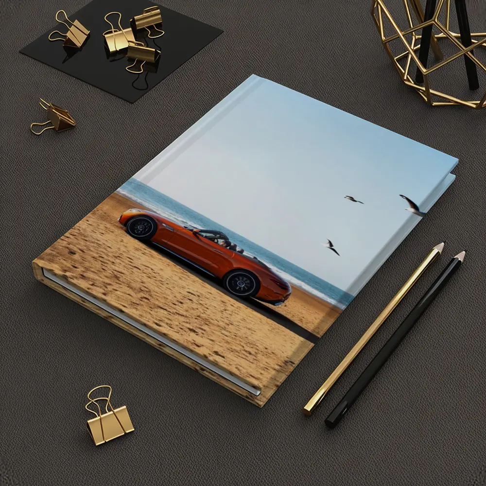 Mercedes SL Class Roadster On Sandy Beach – Notebooks