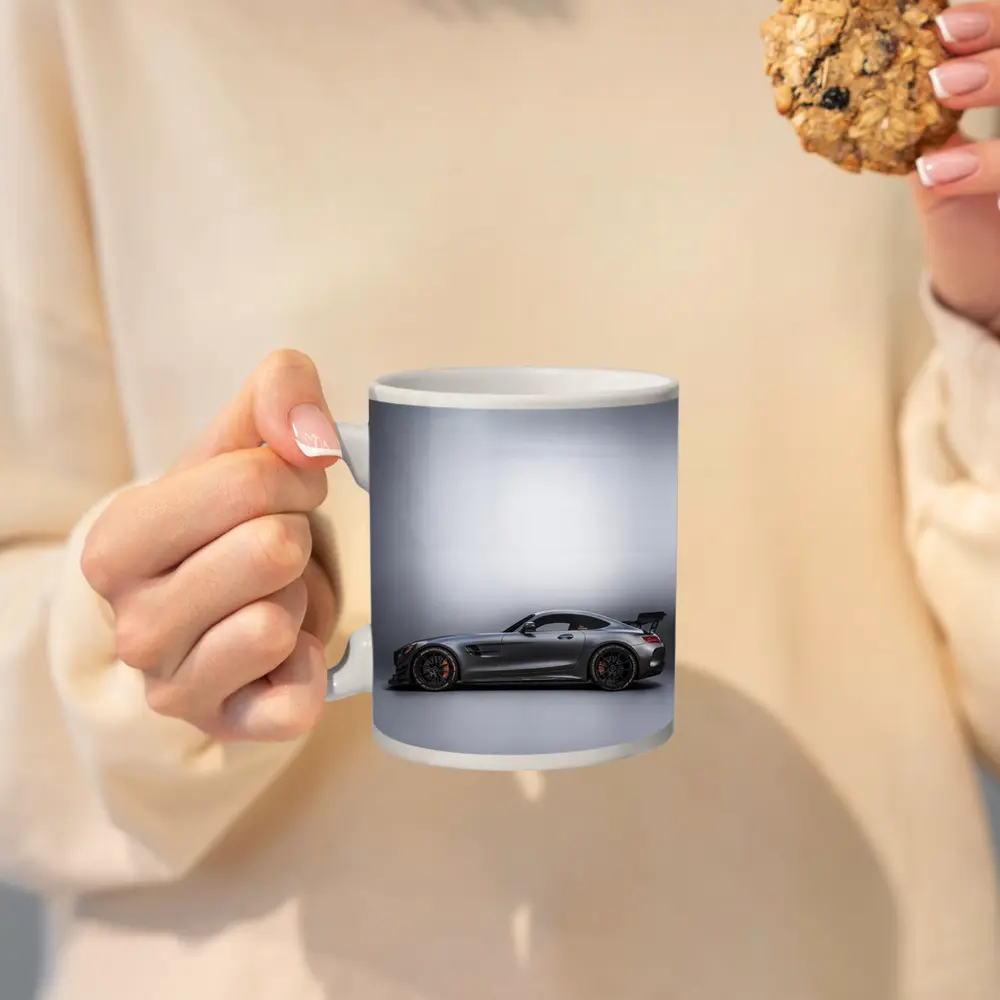 Mercedes AMG GT Dark Gray Studio Shot – Mugs