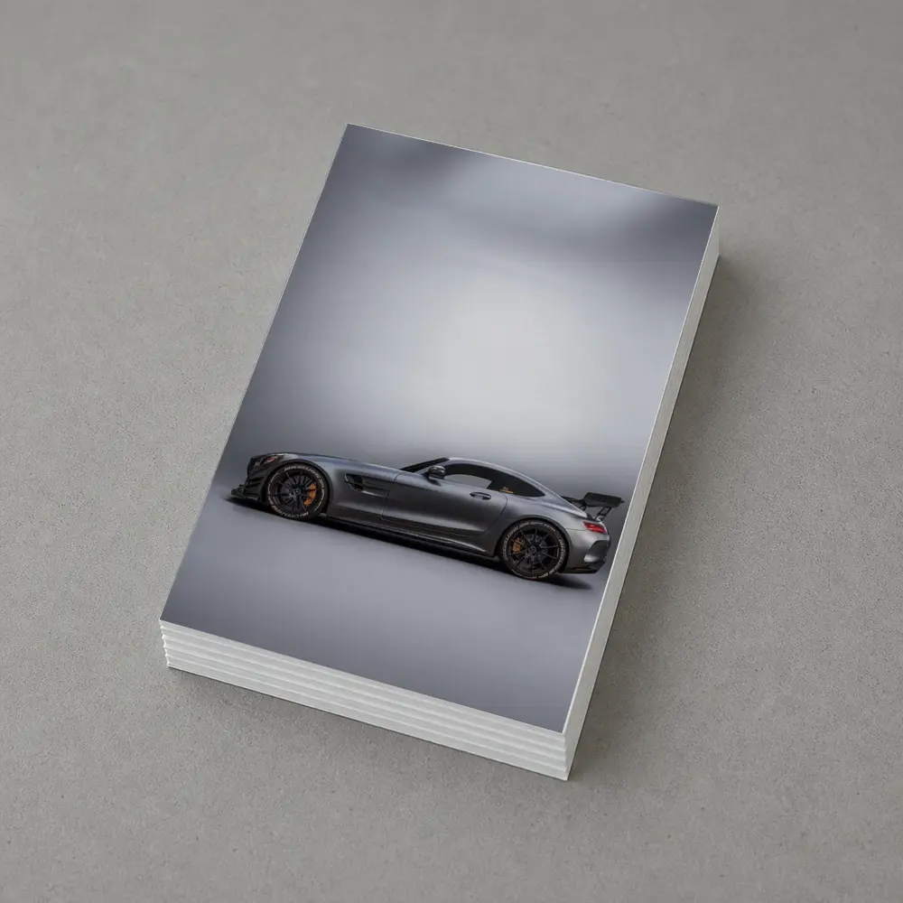 Mercedes AMG GT Dark Gray Studio Shot – Postcards