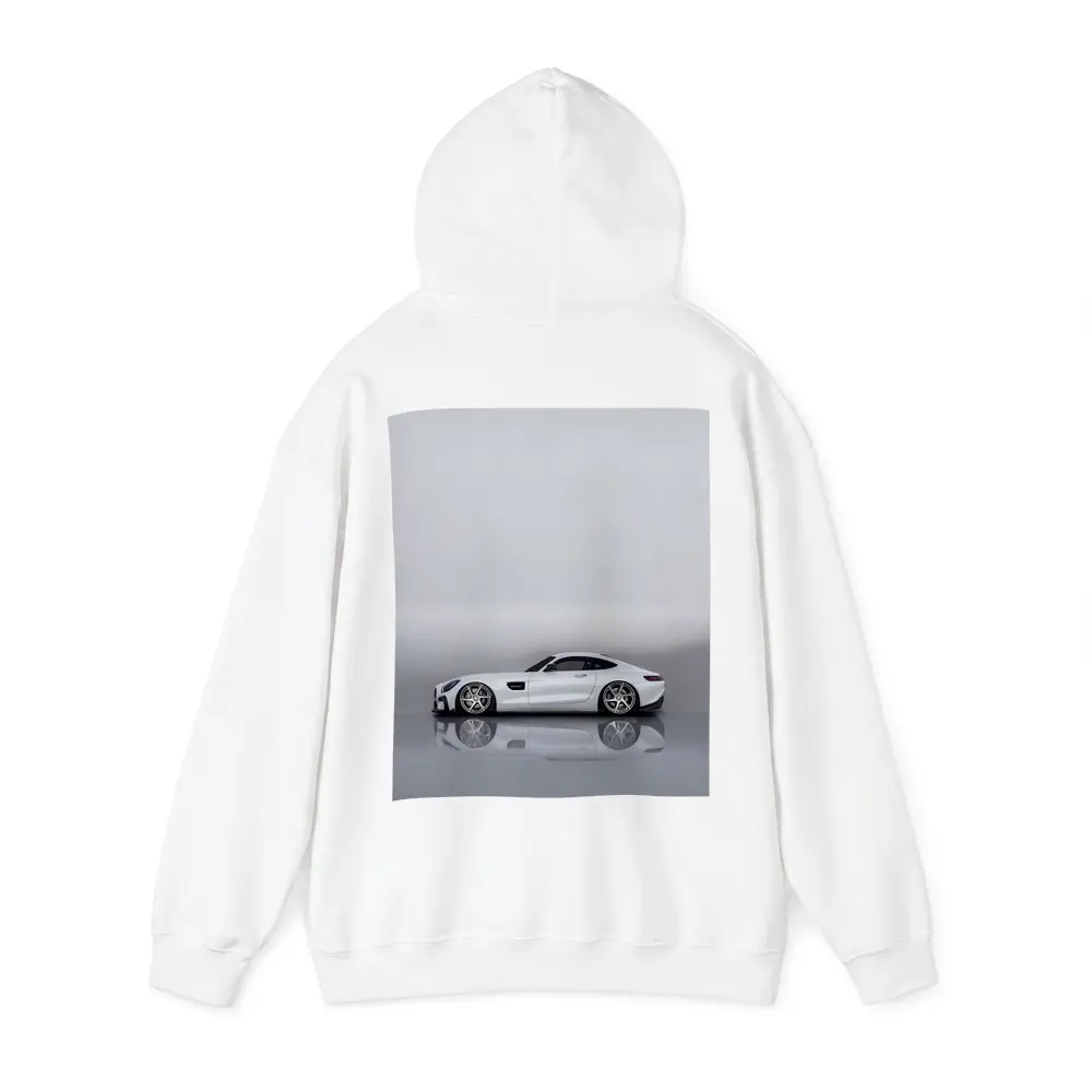 Mercedes AMG GT White Studio Side Profile – Hoodies