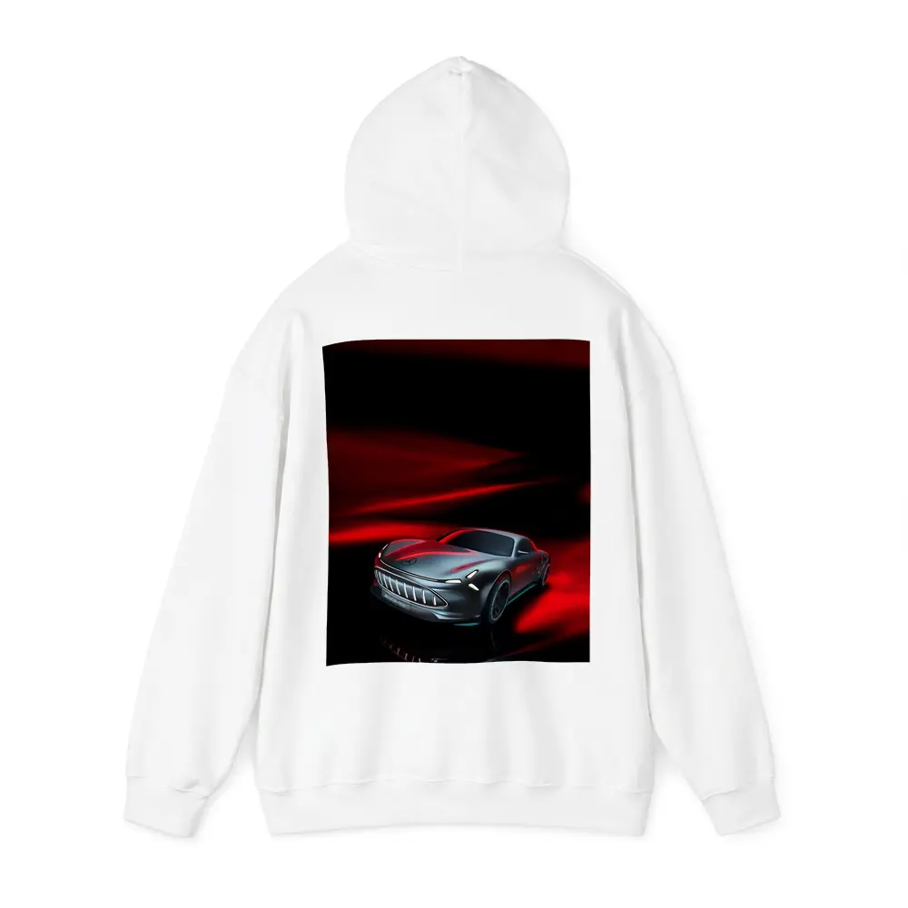 Mercedes Vision AMG Dark Red Background – Hoodies