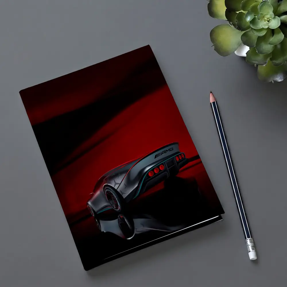 Mercedes AMG Vision Concept Red Background – Notebooks