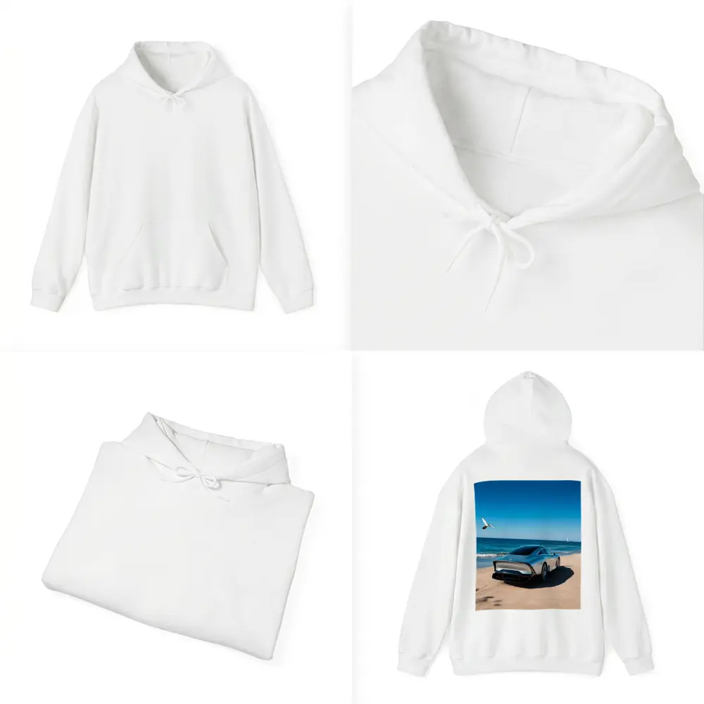 Mercedes Vision EQXX Silver Beach Coastal – Hoodies