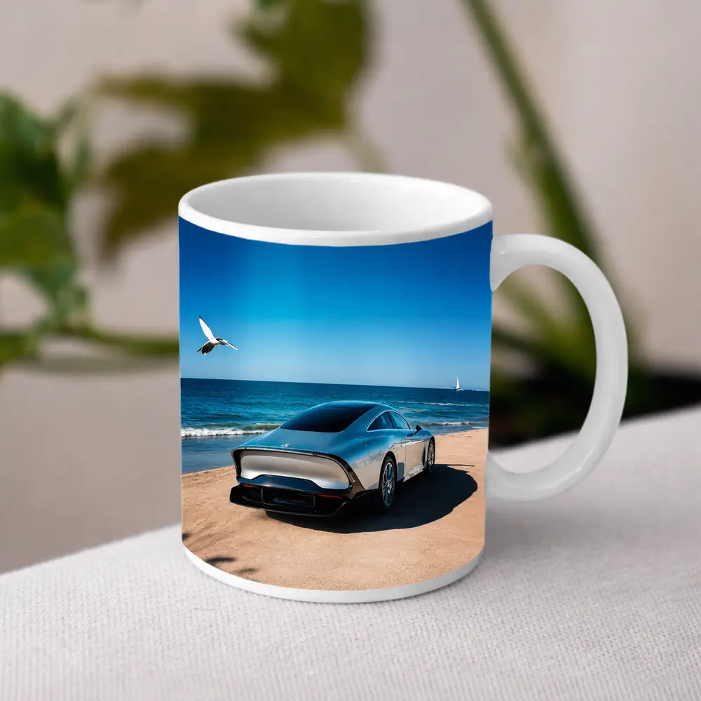 Mercedes Vision EQXX Silver Beach Coastal – Mugs