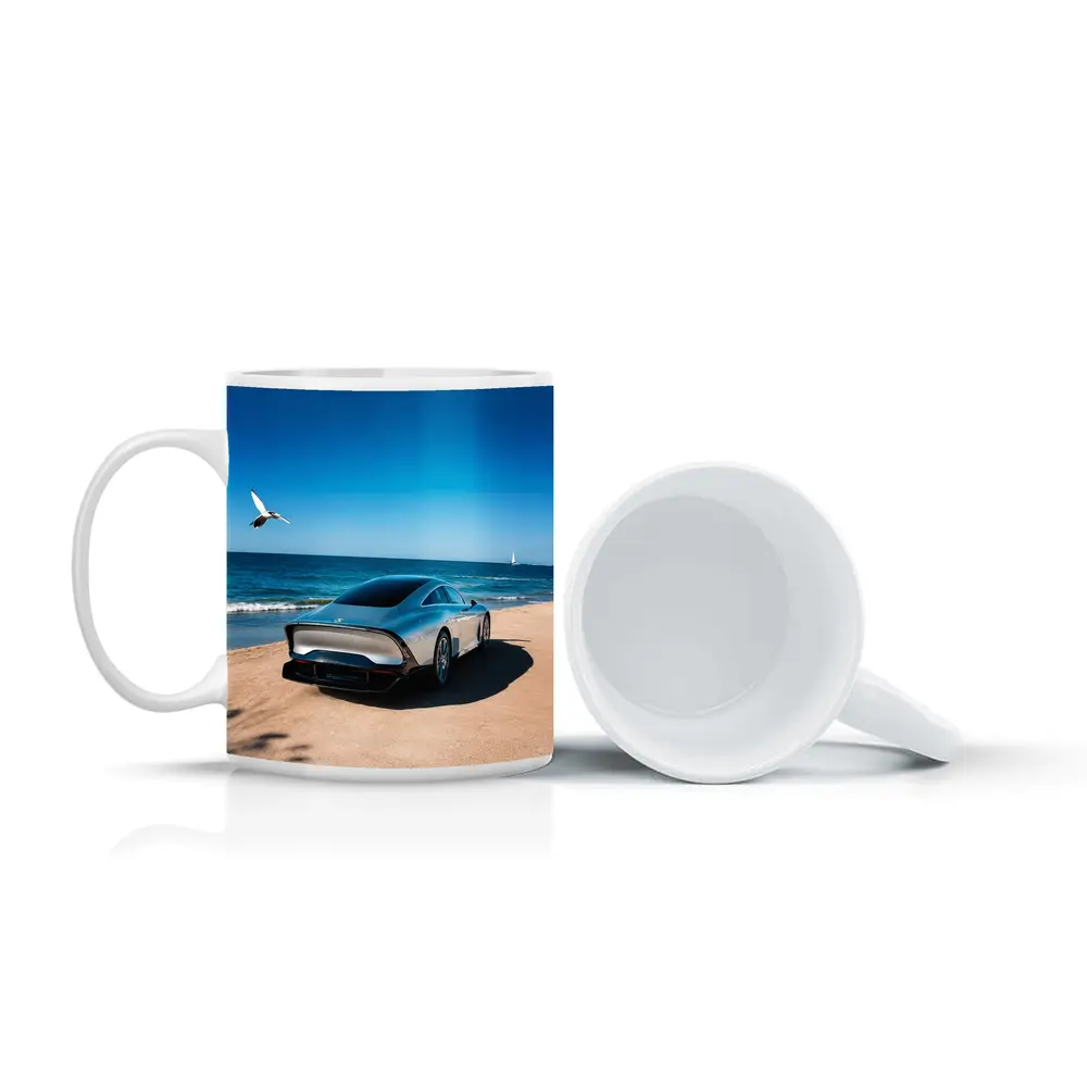 Mercedes Vision EQXX Silver Beach Coastal – Mugs