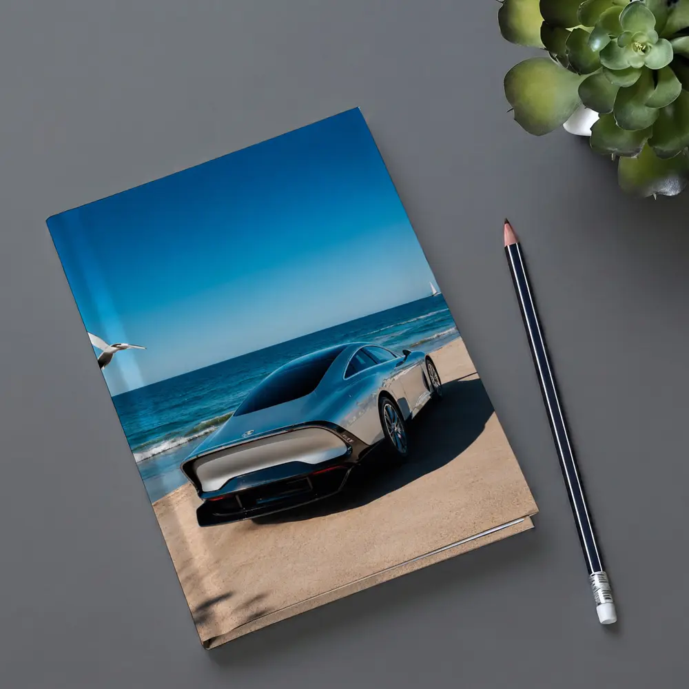 Mercedes Vision EQXX Silver Beach Coastal – Notebooks
