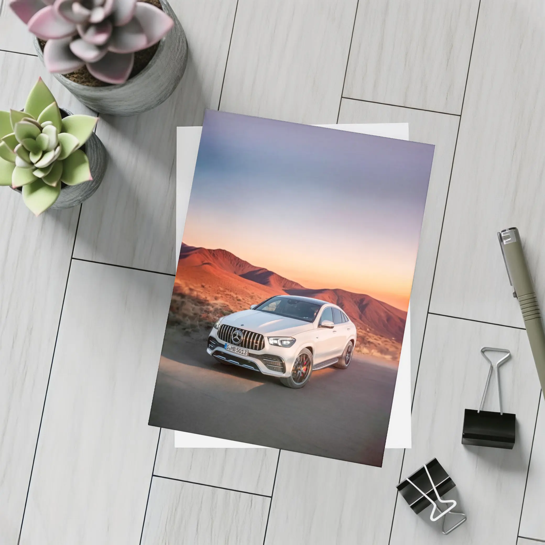 Mercedes AMG GLE Coupe Desert Sunset – Postcards
