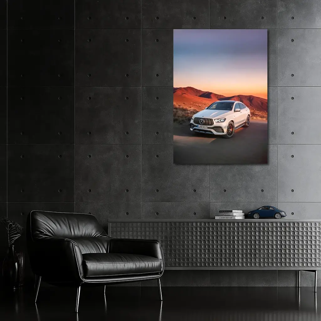 Mercedes AMG GLE Coupe Desert Sunset – Wall Art