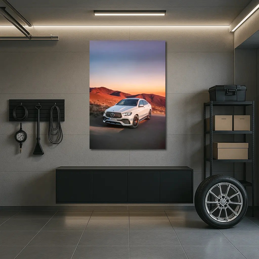 Mercedes AMG GLE Coupe Desert Sunset – Wall Art