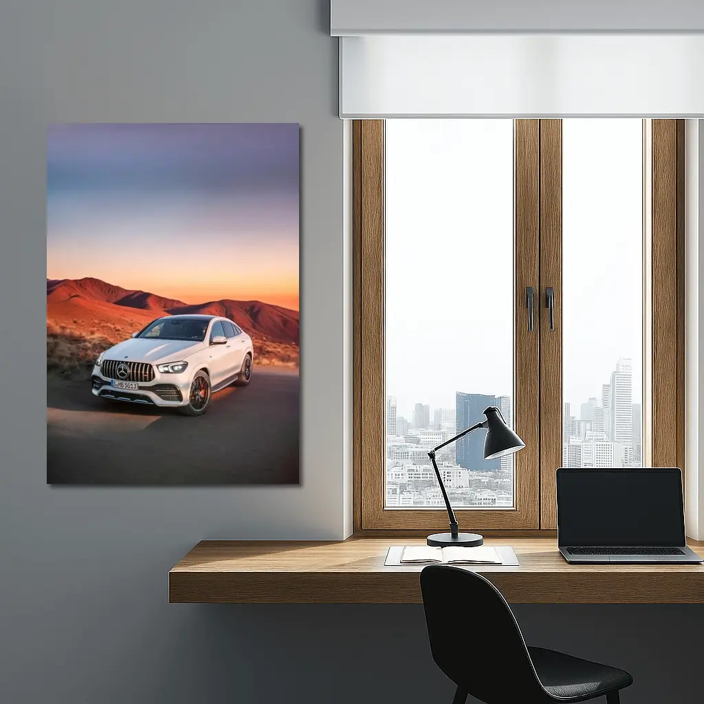 Mercedes AMG GLE Coupe Desert Sunset – Wall Art
