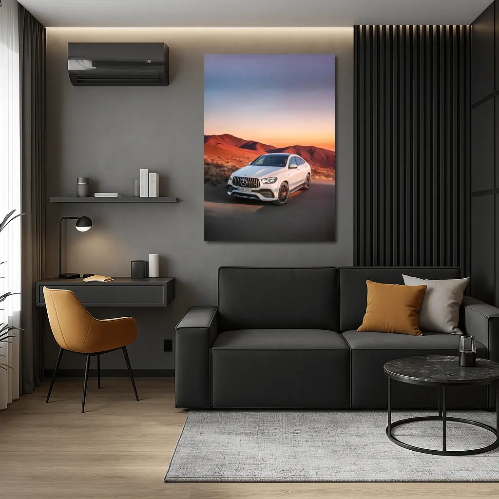 Mercedes AMG GLE Coupe Desert Sunset – Wall Art