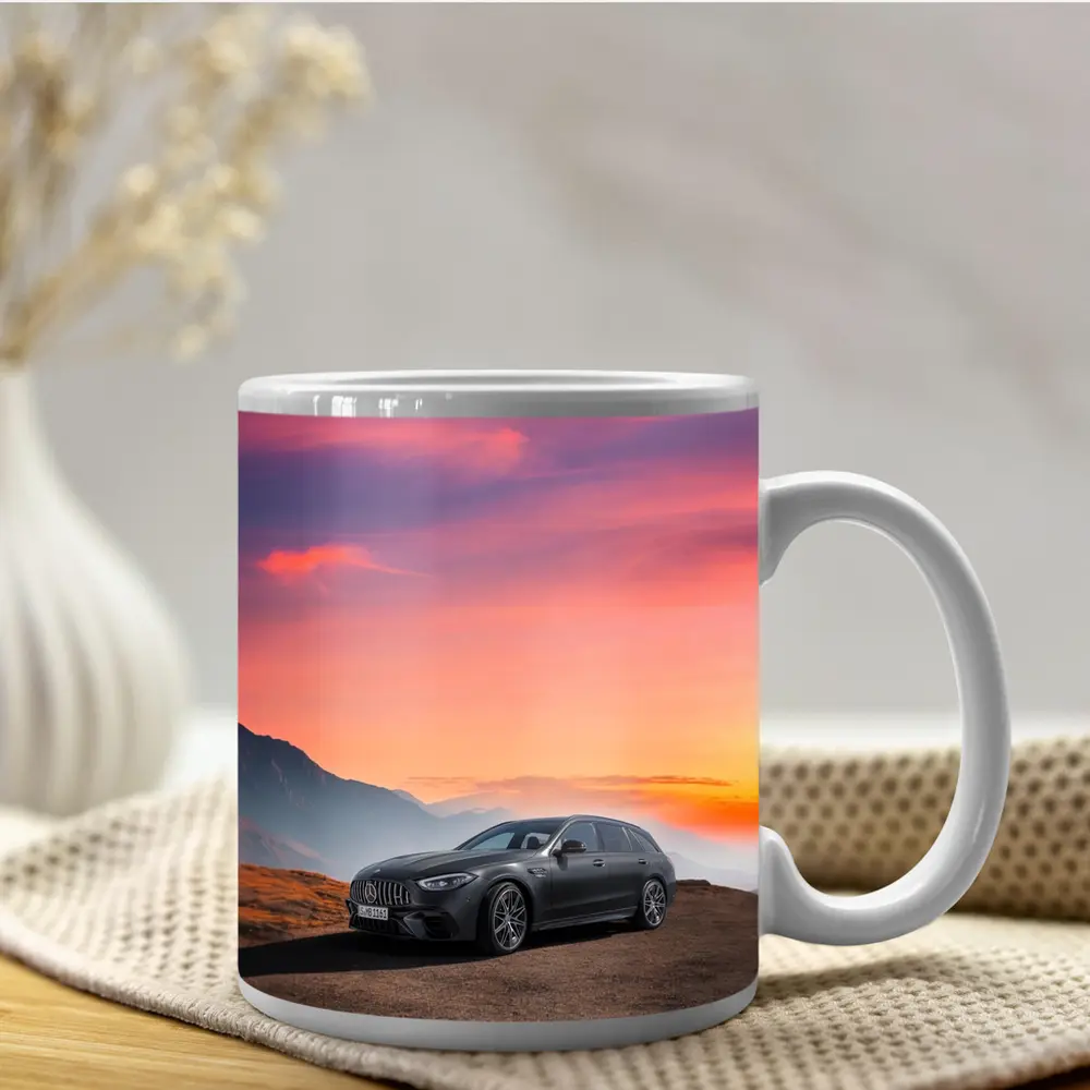 Mercedes AMG C63 Wagon Mountain Sunset – Mugs