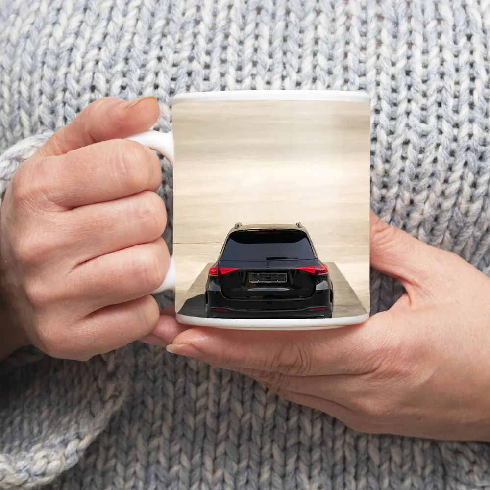 Mercedes GLE Class Black Rear Parking Lot – Mugs