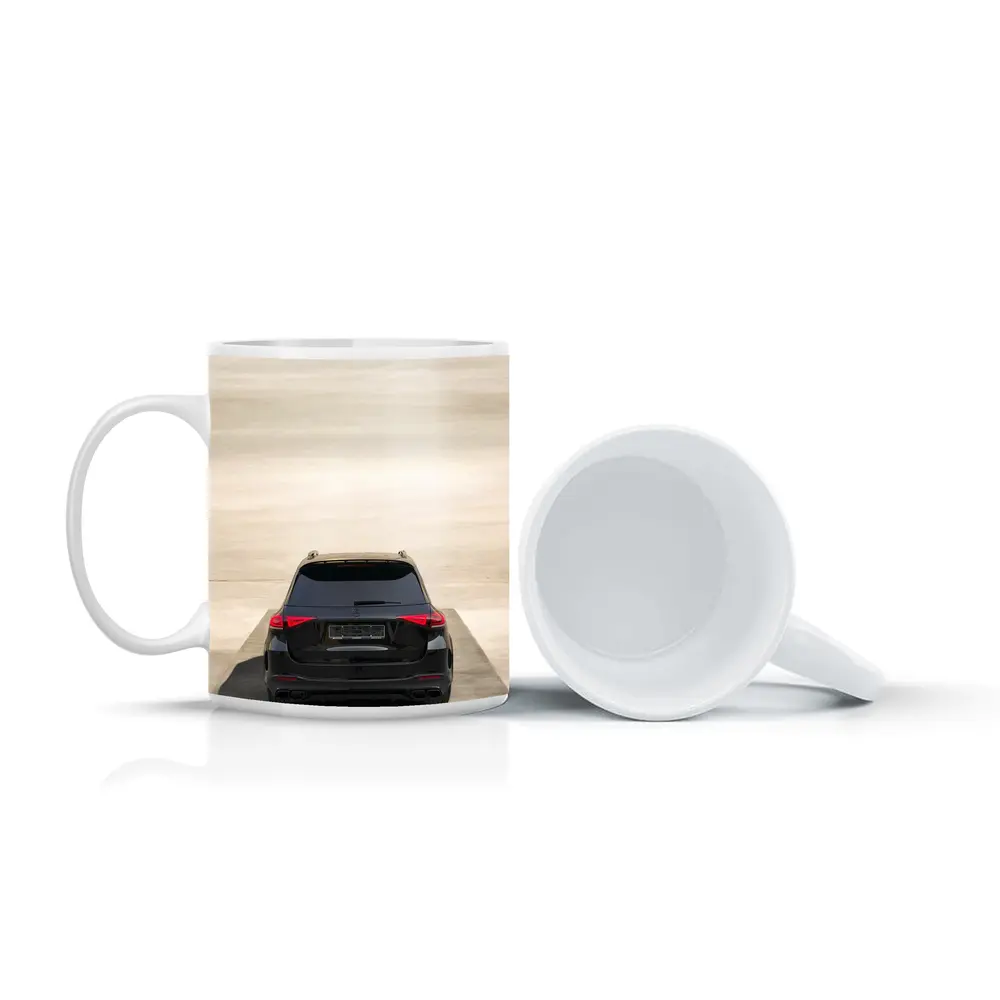 Mercedes GLE Class Black Rear Parking Lot – Mugs