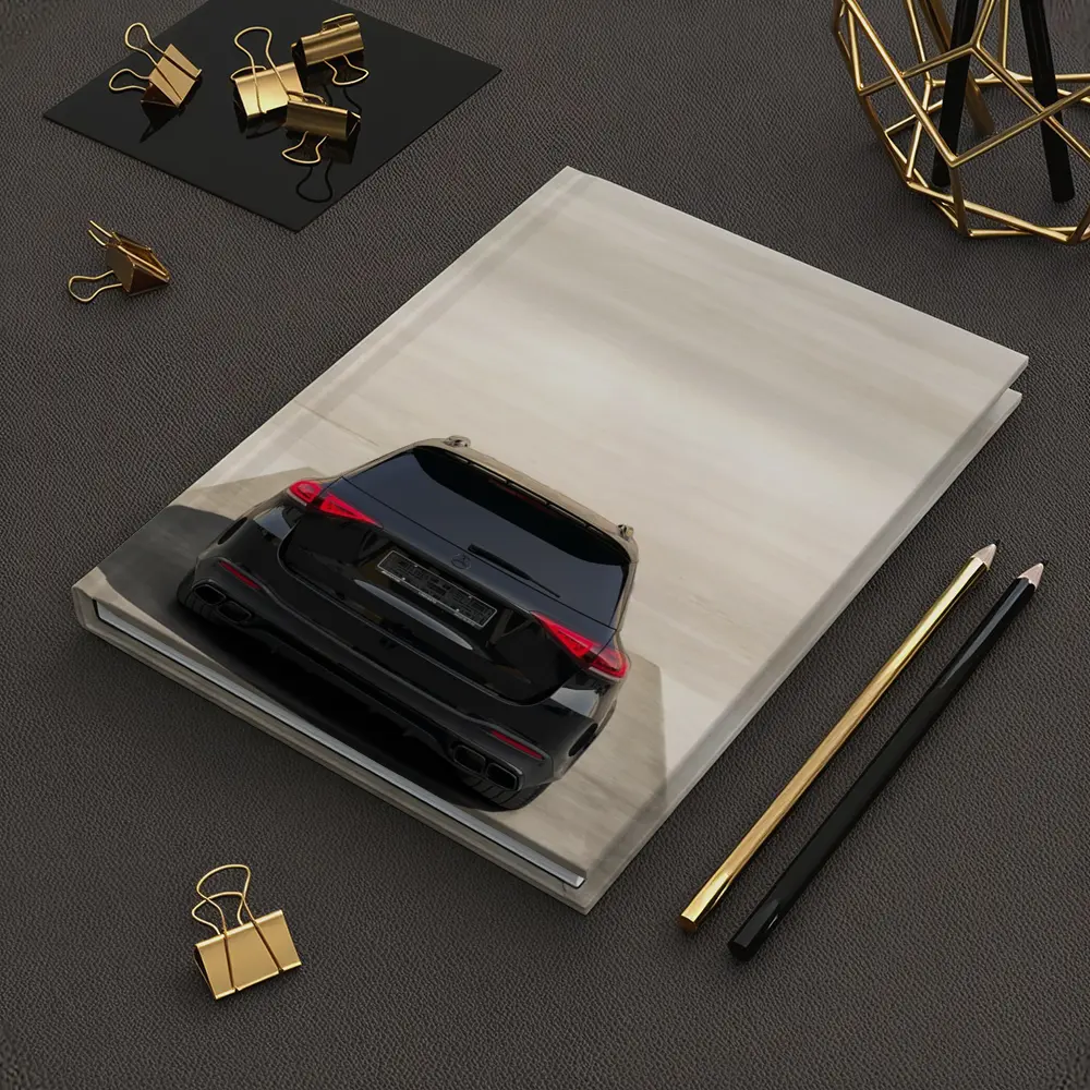 Mercedes GLE Class Black Rear Parking Lot – Notebooks