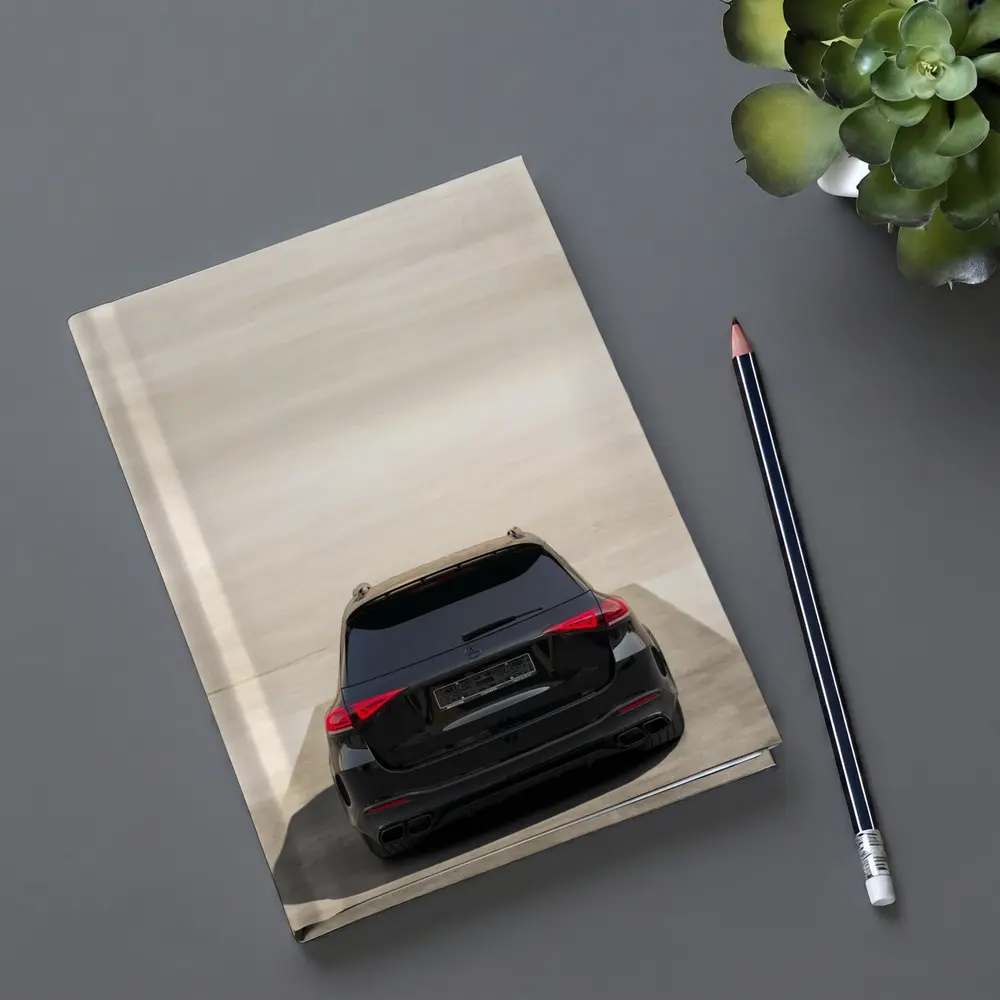 Mercedes GLE Class Black Rear Parking Lot – Notebooks