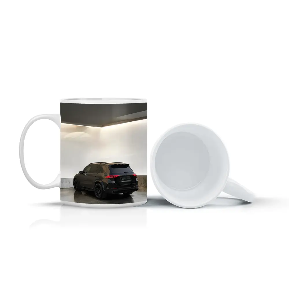 Mercedes GLE Class Black Minimal Garage – Mugs