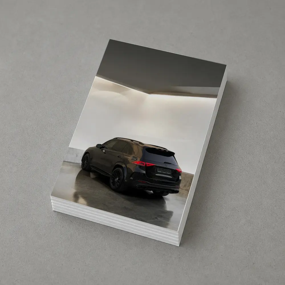 Mercedes GLE Class Black Minimal Garage – Postcards