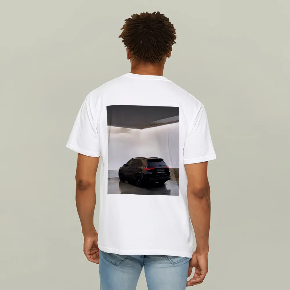 Mercedes GLE Class Black Minimal Garage – T-Shirts