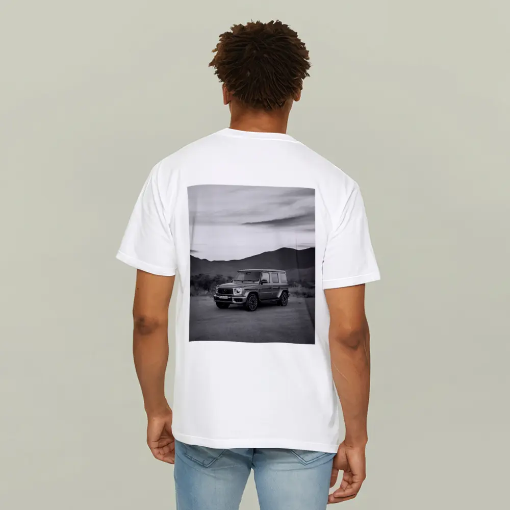 Mercedes G Class Black White Mountain Landscape – T-Shirts