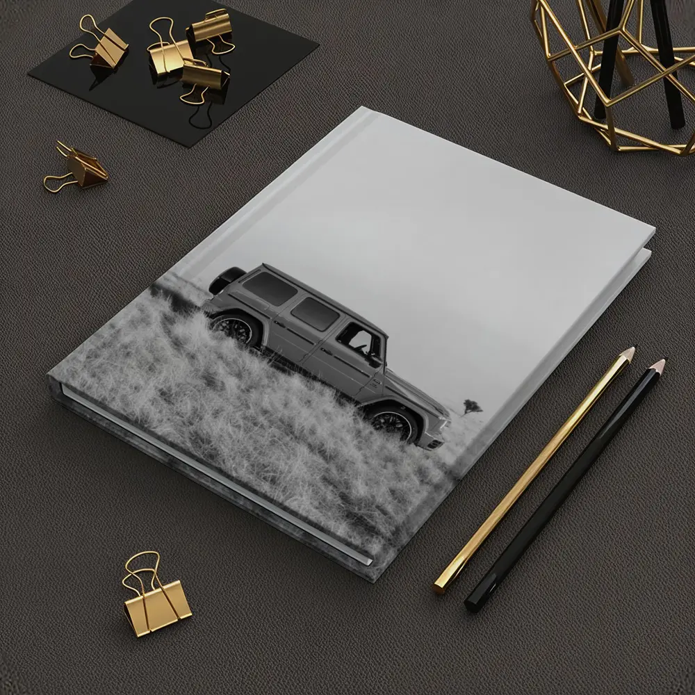 Mercedes G Class Black White Field – Notebooks