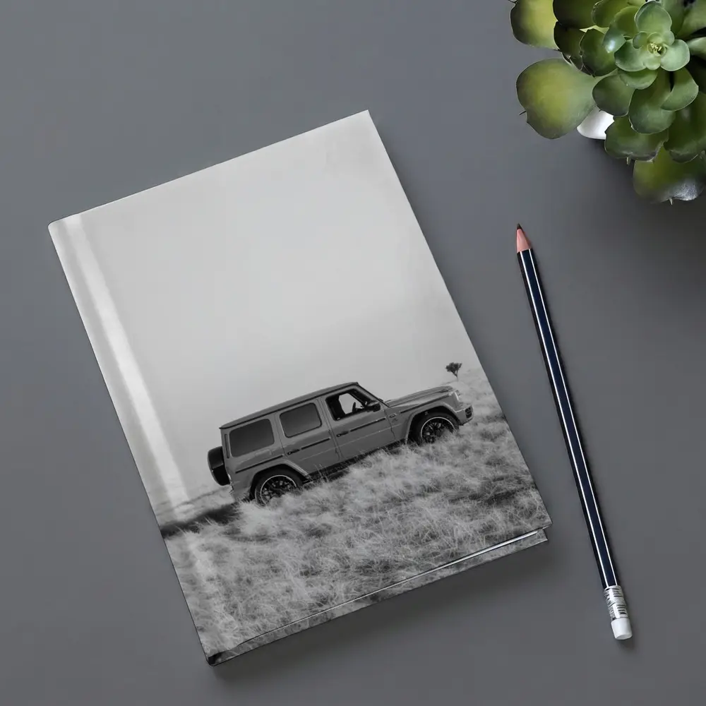 Mercedes G Class Black White Field – Notebooks