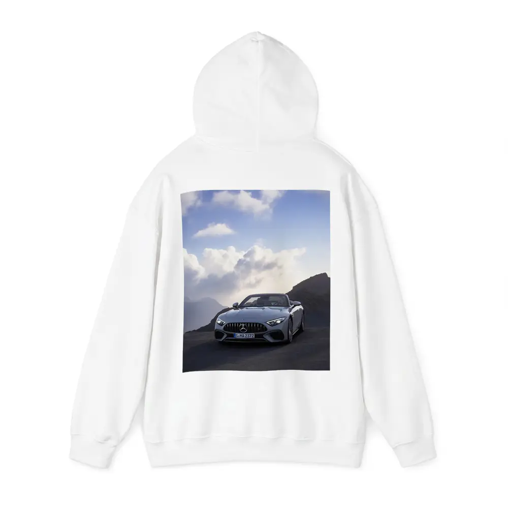 Mercedes SL Class Silver Mountain Road – Hoodies