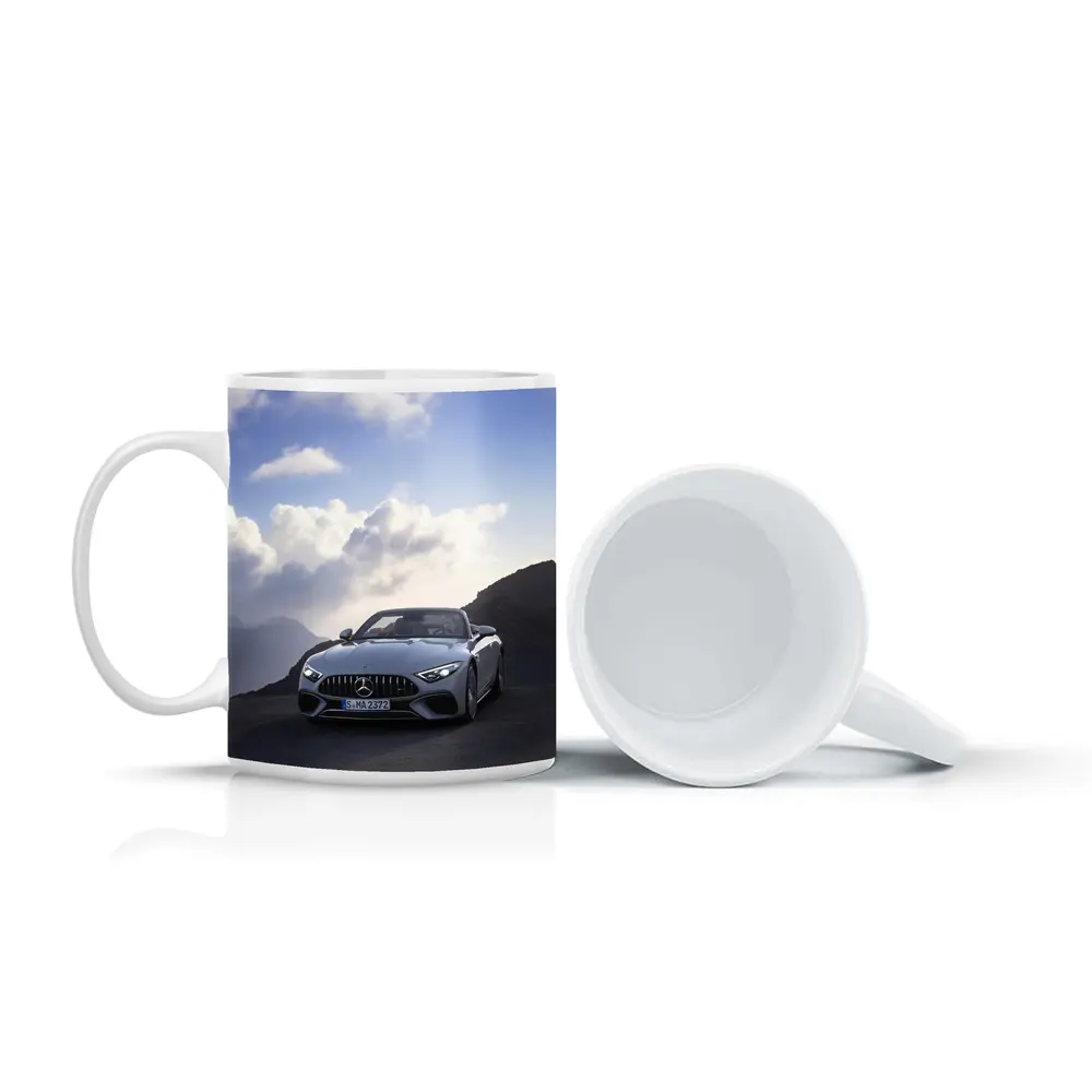 Mercedes SL Class Silver Mountain Road – Mugs
