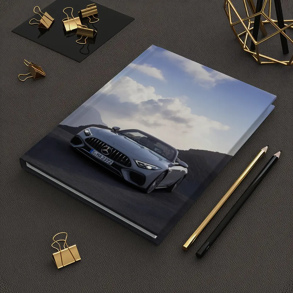 Mercedes SL Class Silver Mountain Road – Notebooks