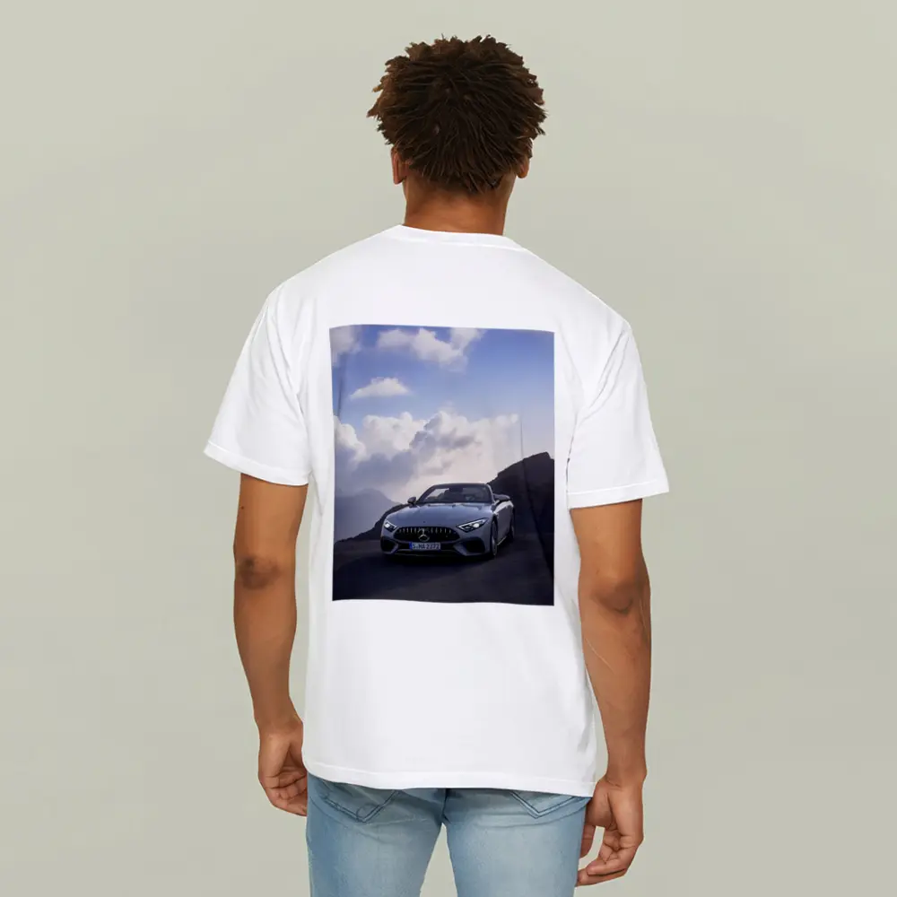 Mercedes SL Class Silver Mountain Road – T-Shirts