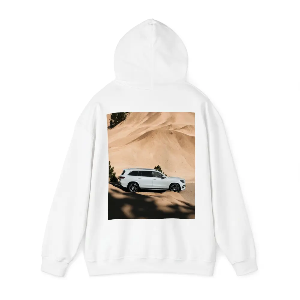 Mercedes GLS Class White Desert Dunes – Hoodies