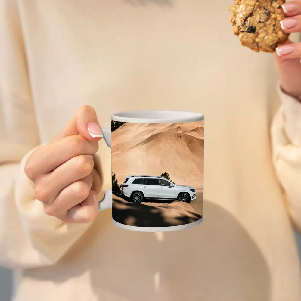 Mercedes GLS Class White Desert Dunes – Mugs