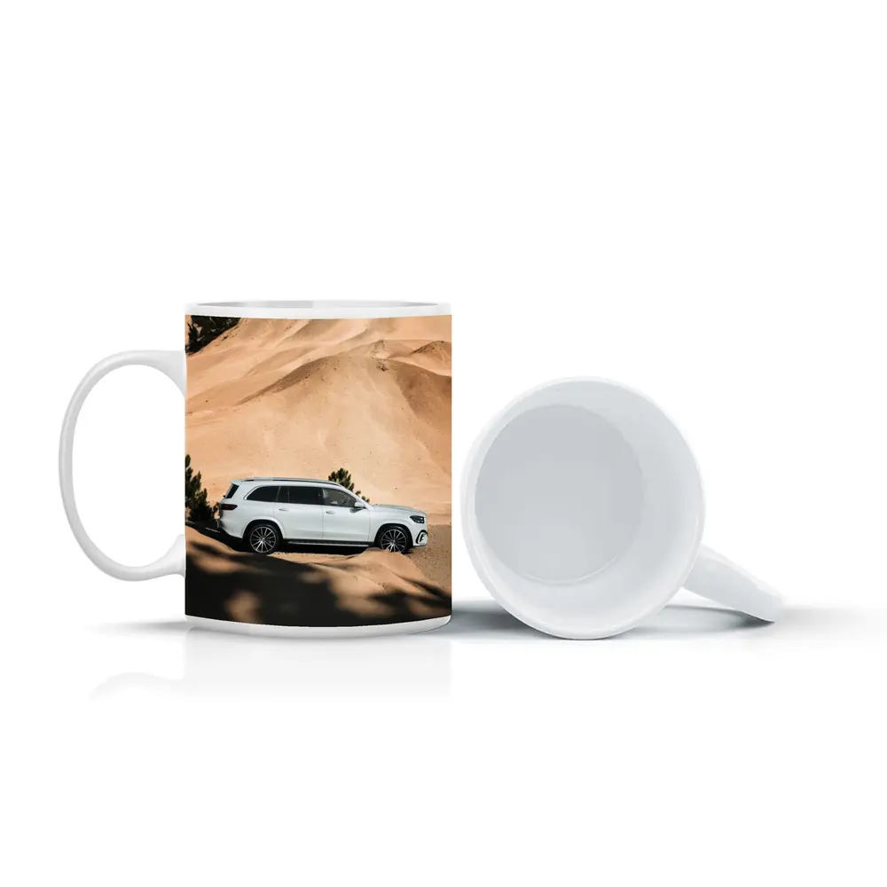 Mercedes GLS Class White Desert Dunes – Mugs