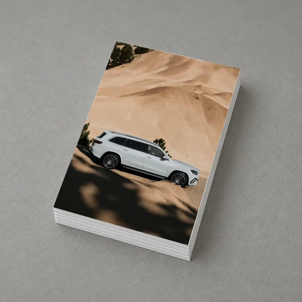 Mercedes GLS Class White Desert Dunes – Postcards