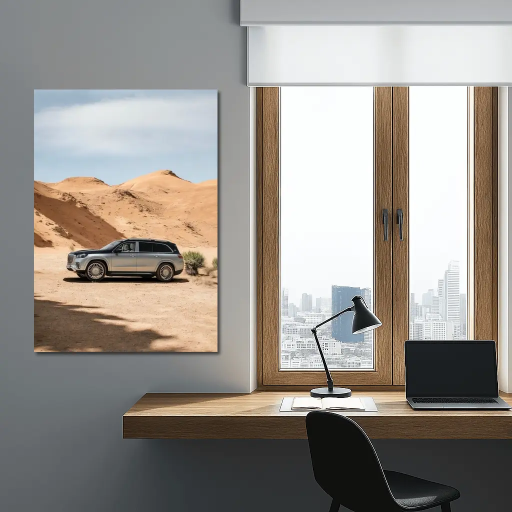 Mercedes Maybach GLS Desert Sand Dunes – Wall Art