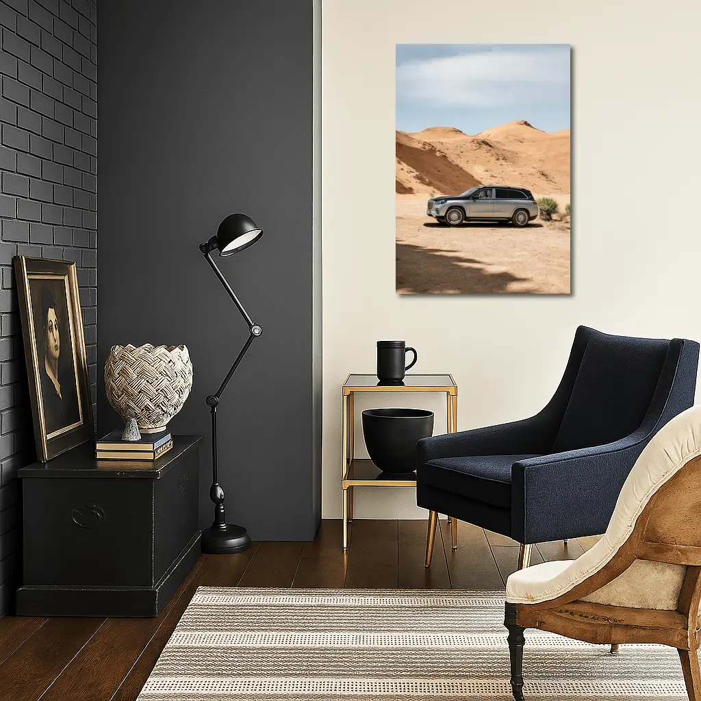 Mercedes Maybach GLS Desert Sand Dunes – Wall Art