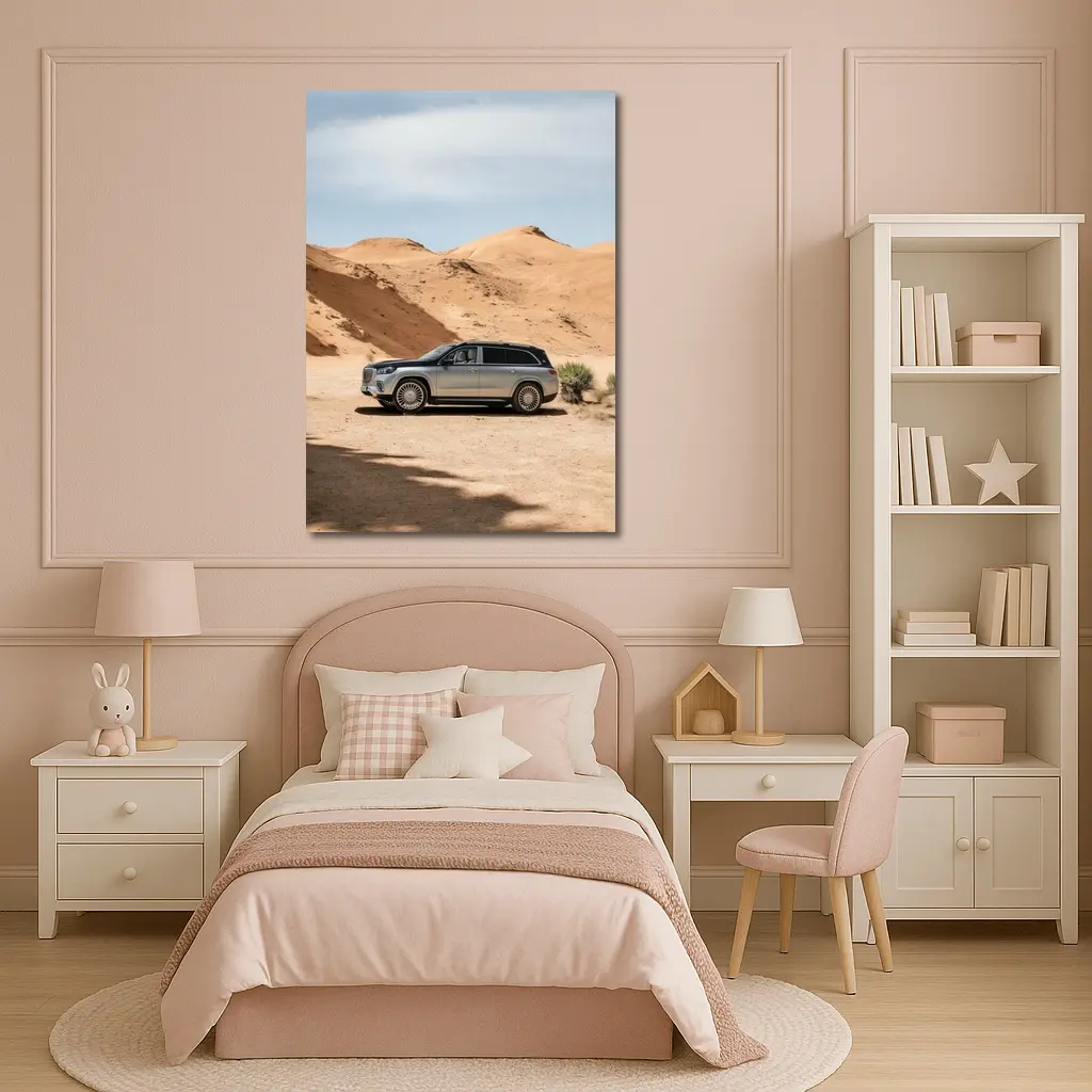 Mercedes Maybach GLS Desert Sand Dunes – Wall Art