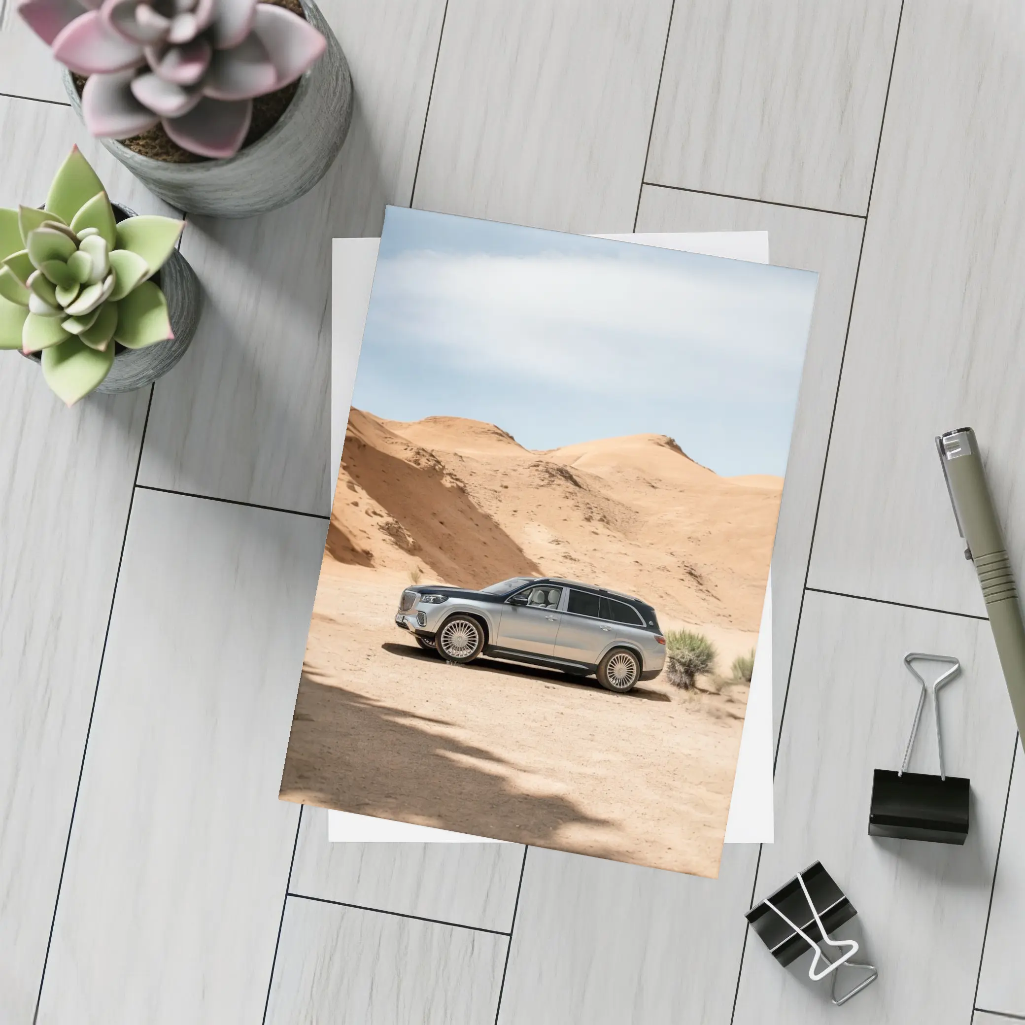 Mercedes Maybach GLS Desert Sand Dunes – Postcards