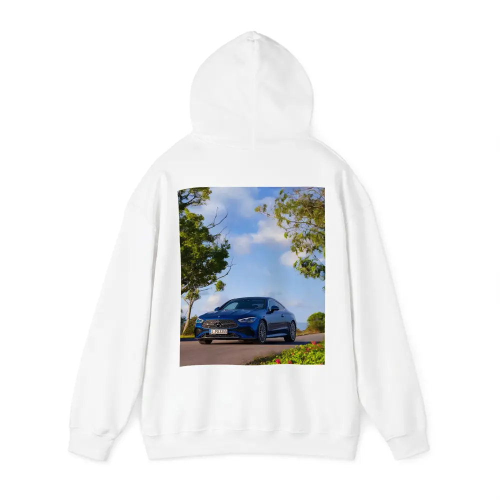 Mercedes CLE Coupe Blue Coastal Road – Hoodies