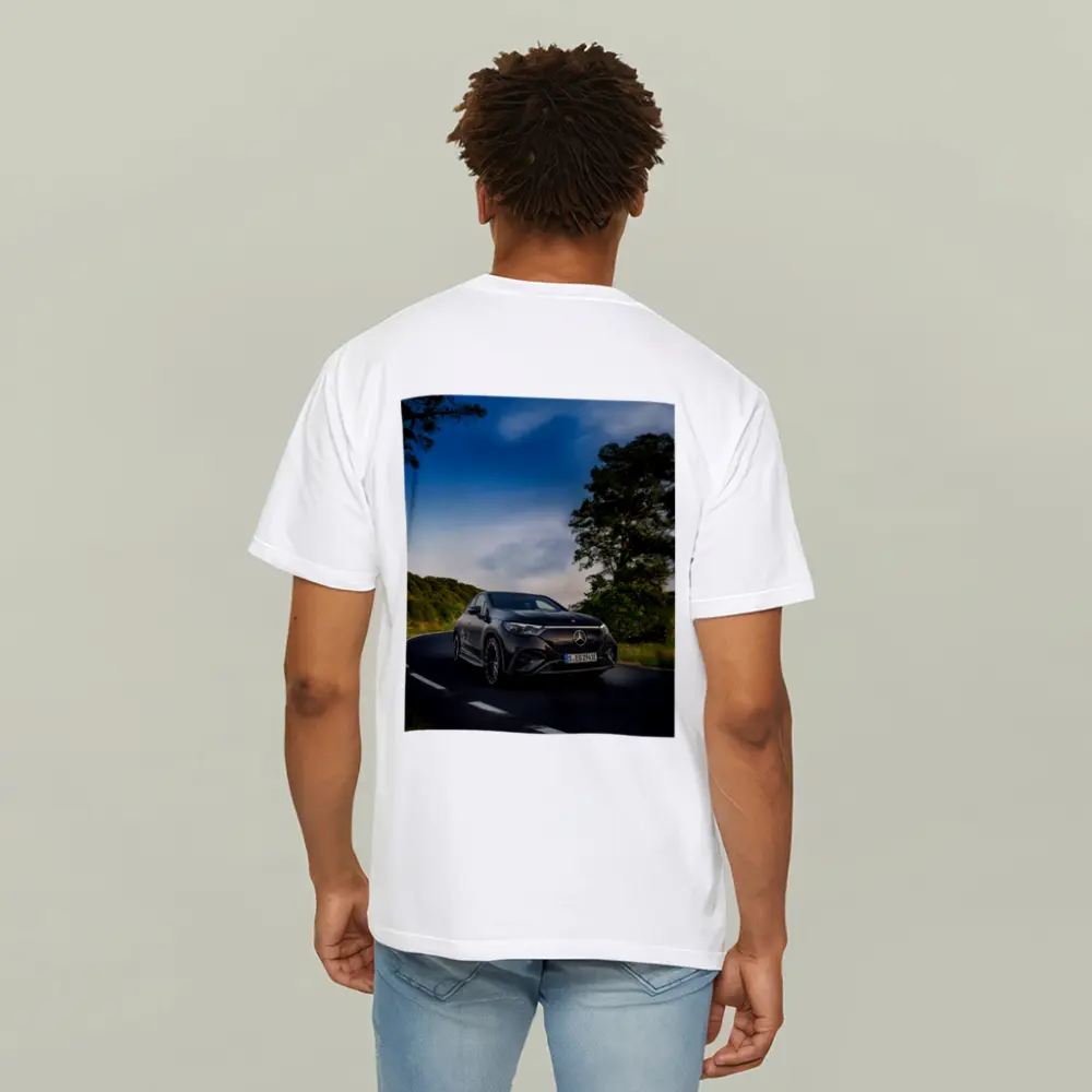 Mercedes EQE AMG Dark Road Green Trees – T-Shirts