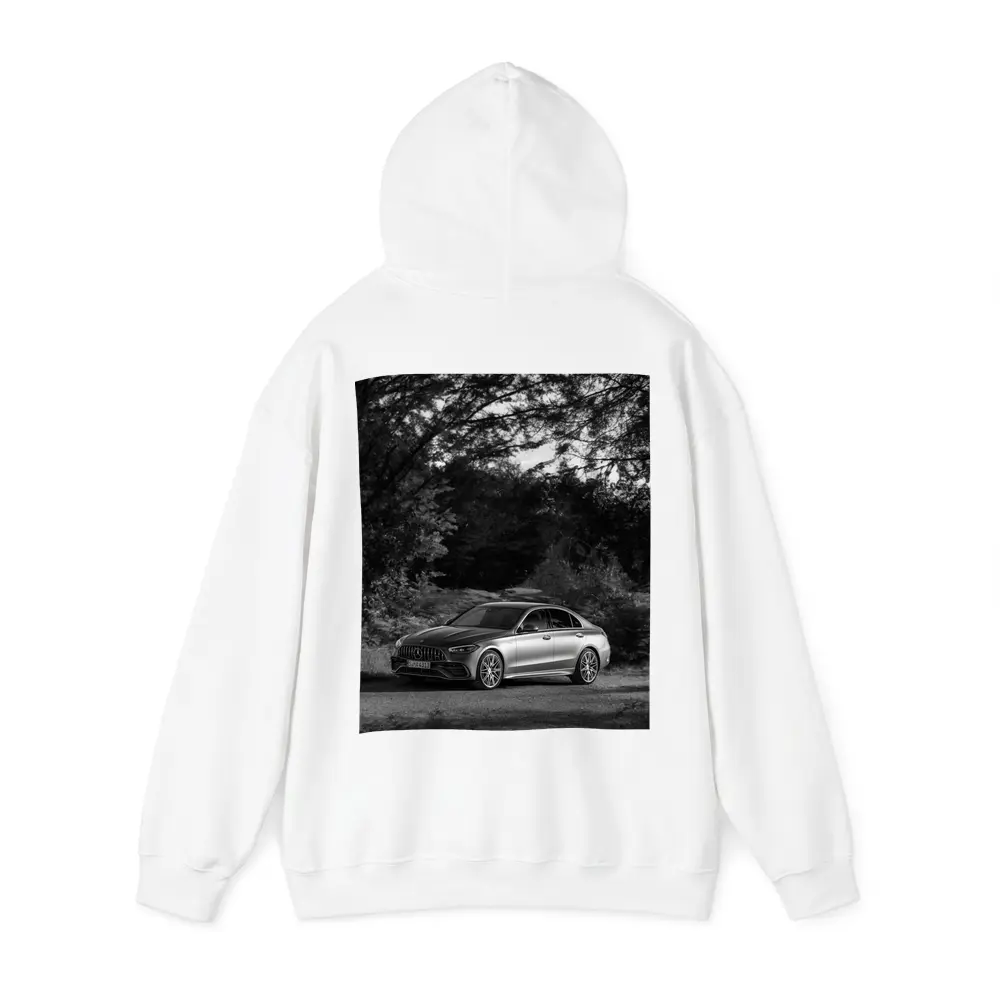 Mercedes AMG C Class Black White Nature – Hoodies