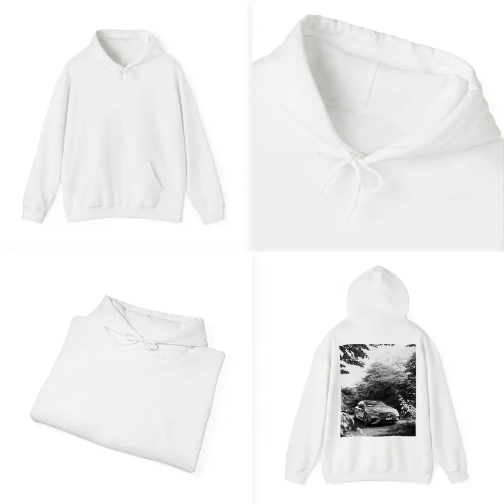 Mercedes AMG EQE Black White Forest Setting – Hoodies
