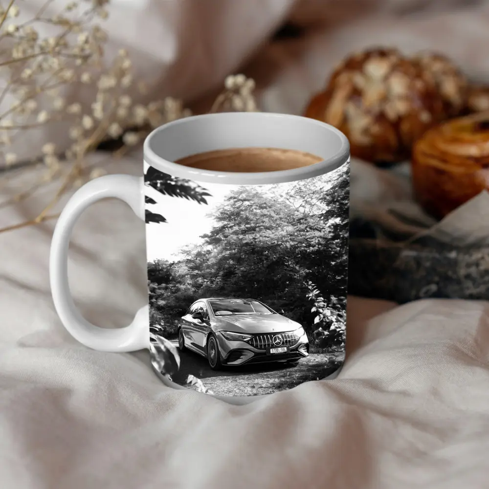 Mercedes AMG EQE Black White Forest Setting – Mugs
