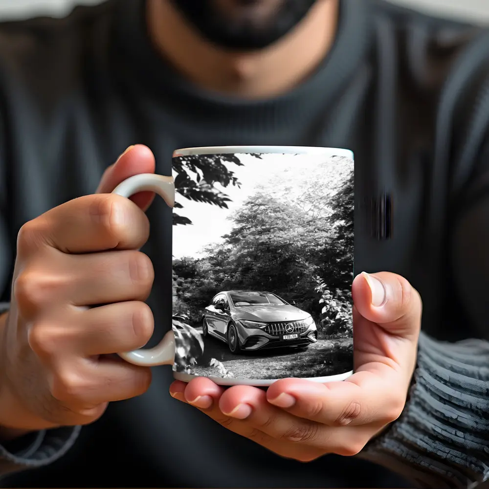 Mercedes AMG EQE Black White Forest Setting – Mugs